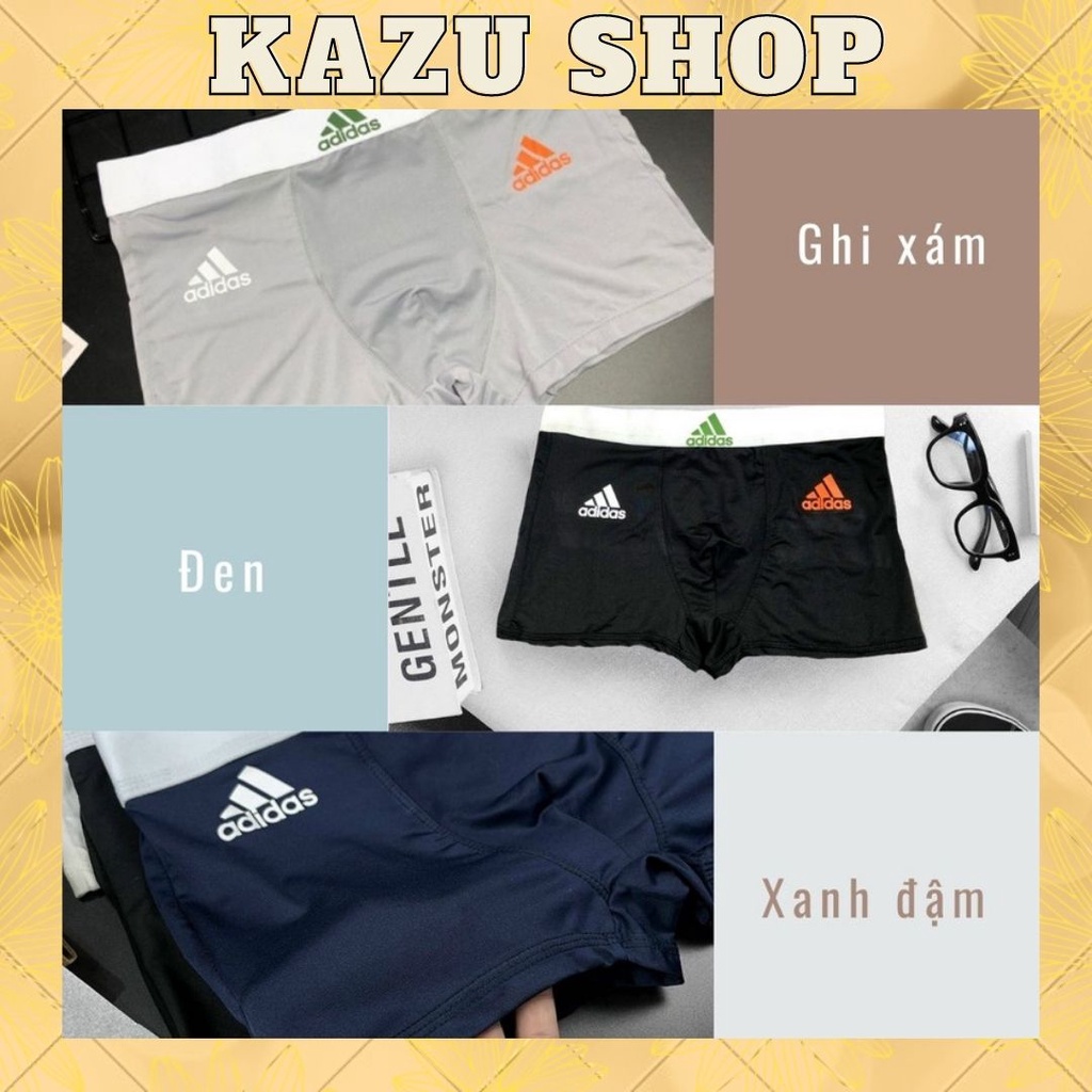 Combo 3 quần sịp đùi nam sexy thun lạnh boxer cao cấp KAZU SHOP