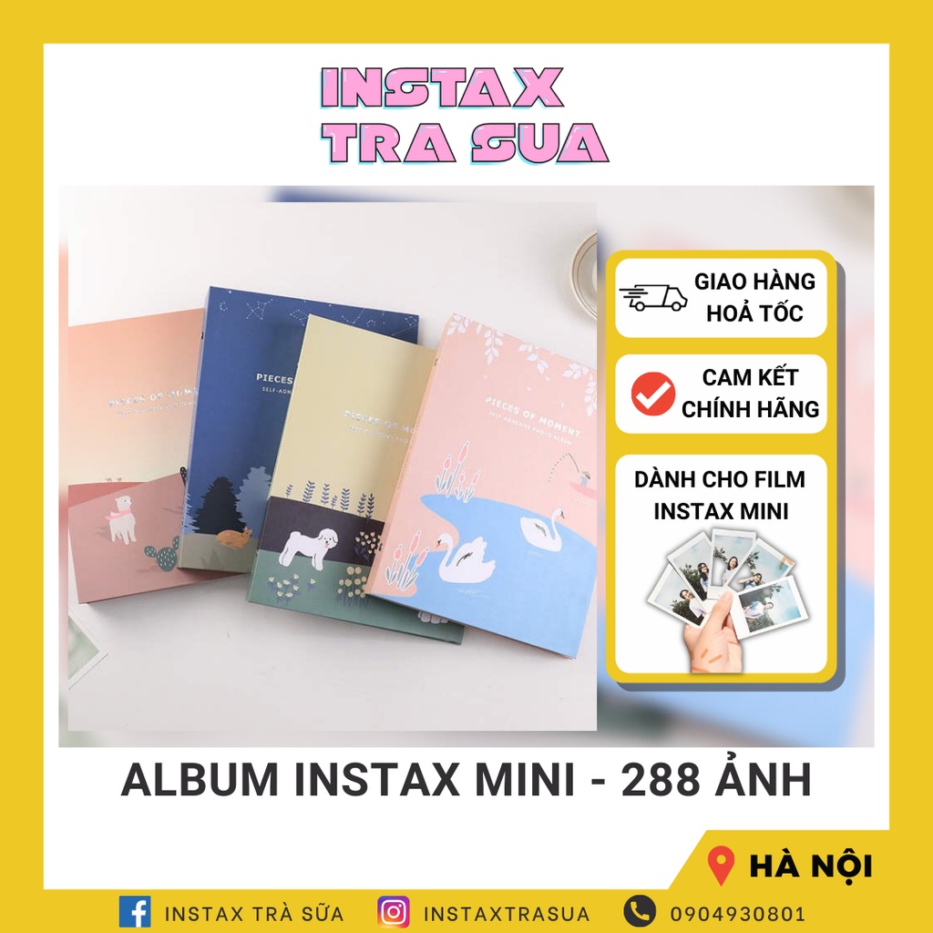 ALBUM INSTAX MINI (288 ảnh) - ALBUM ADHESIVE 288