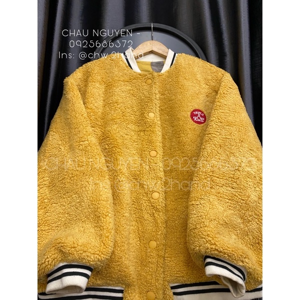 áo lông cừu khoác bomber