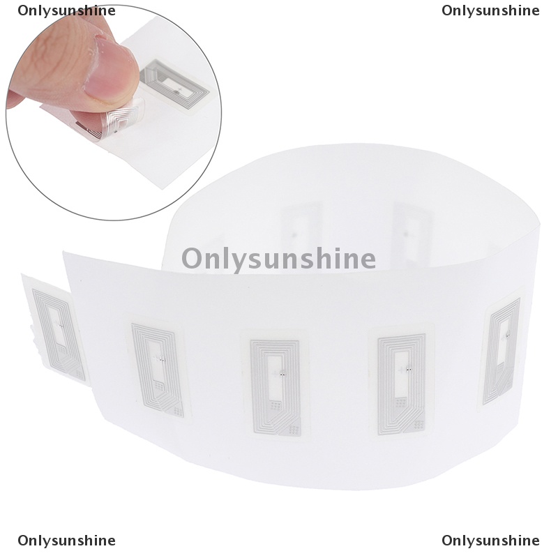 Bộ 100 Chip Nfc Ntag213 2x1cm 13.56mhz Rfid Chất Lượng Cao