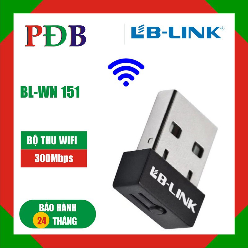 [ CHÍNH HÃNG ] Bộ thu sóng wifi LB-LINK BL-WN151 150Mbps