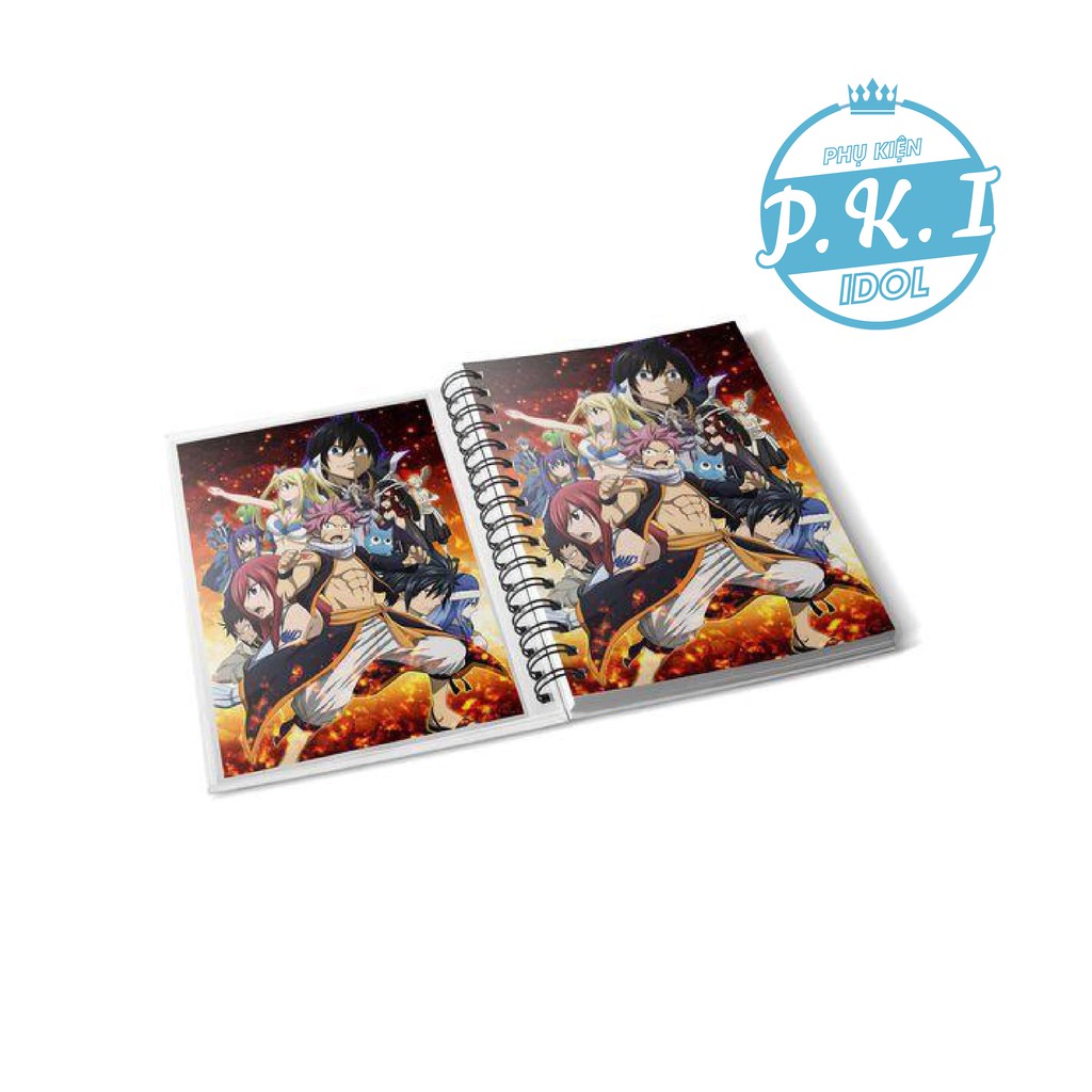 COMBO 3 NOTEBOOK + 3 POSTER A4(Fairy Tail) - QUÀ TẶNG ANIME