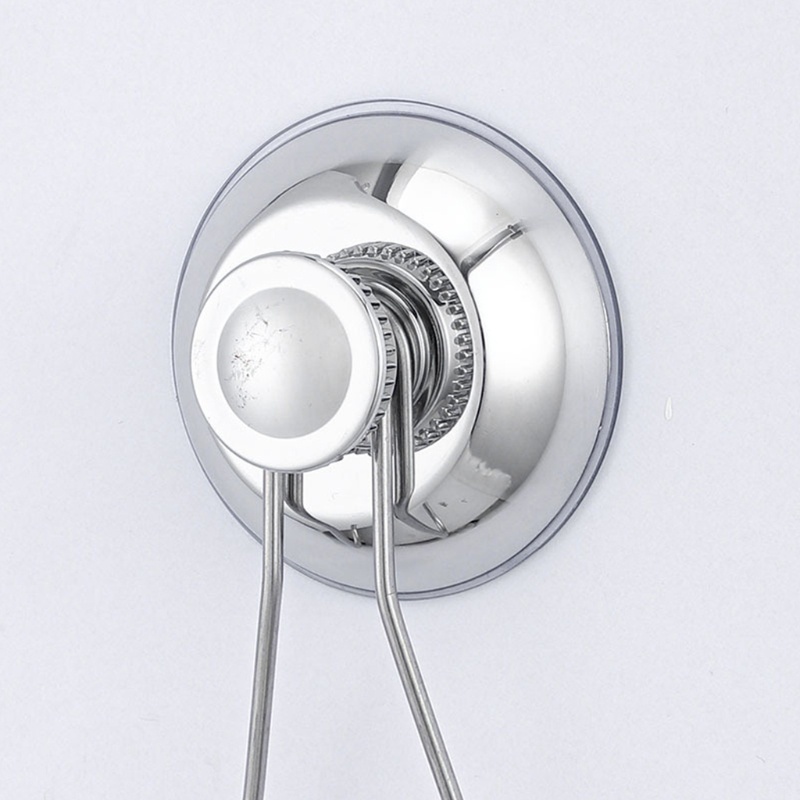 Móc Treo Vòi Hoa Sen Hai Đầu Hút Chân Không Dày Dặn Tái Sử Dụng Được