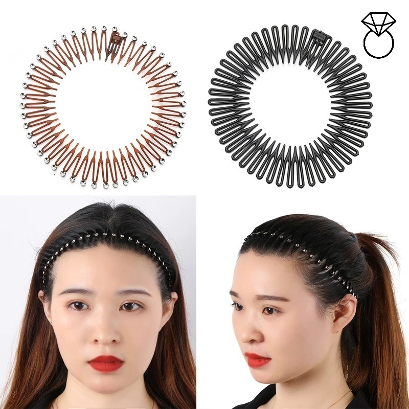 Dây Cột Tóc Mái Hình Lược Màu Kẹo Sáng Tạo Thời Trang Hàn Quốc Cho Nữ