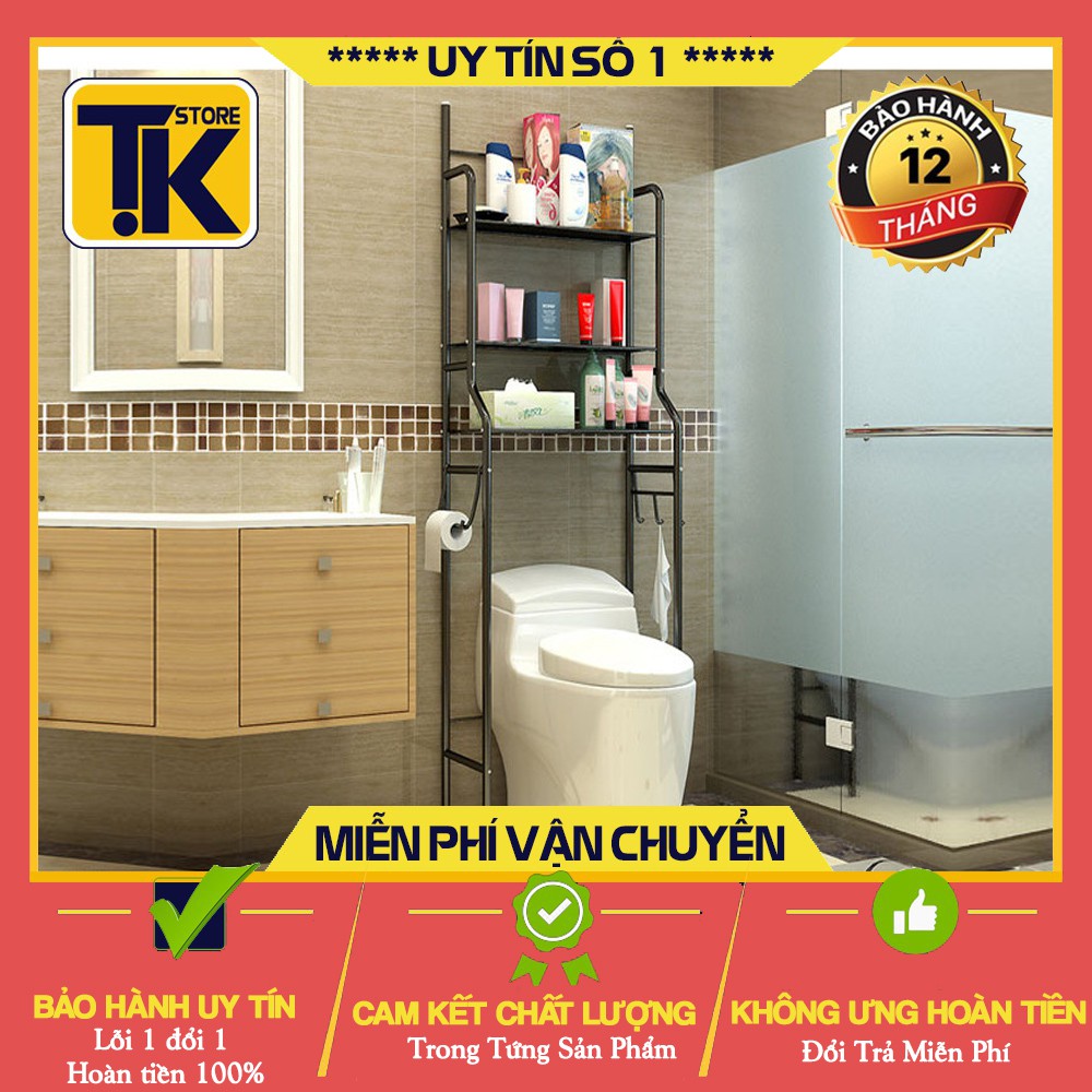 [Hàng Nội Địa] Kệ nhà tắm 3 Tầng Đa Năng, Kệ toilet 3 tầng nhà tắm cao cấp