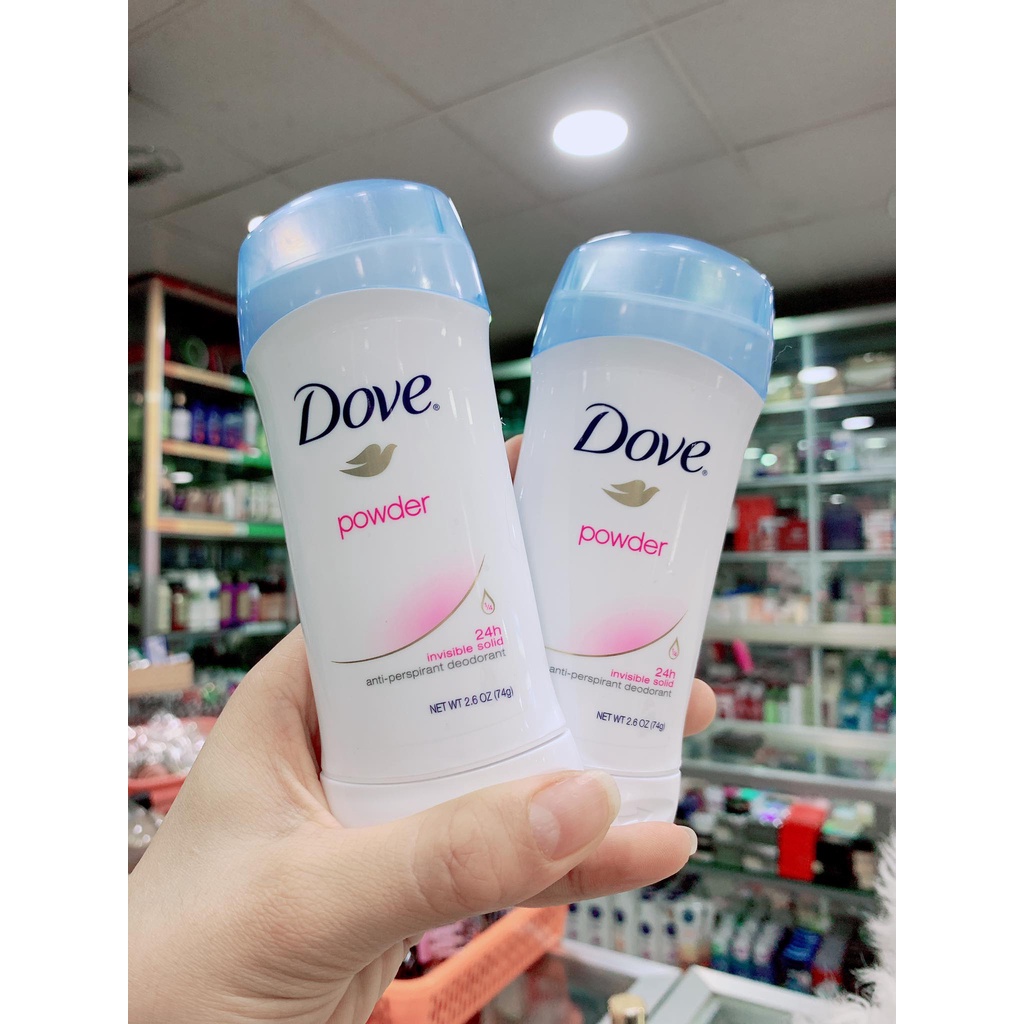 Lăn sáp khử mùi nữ Dove Powder 74g