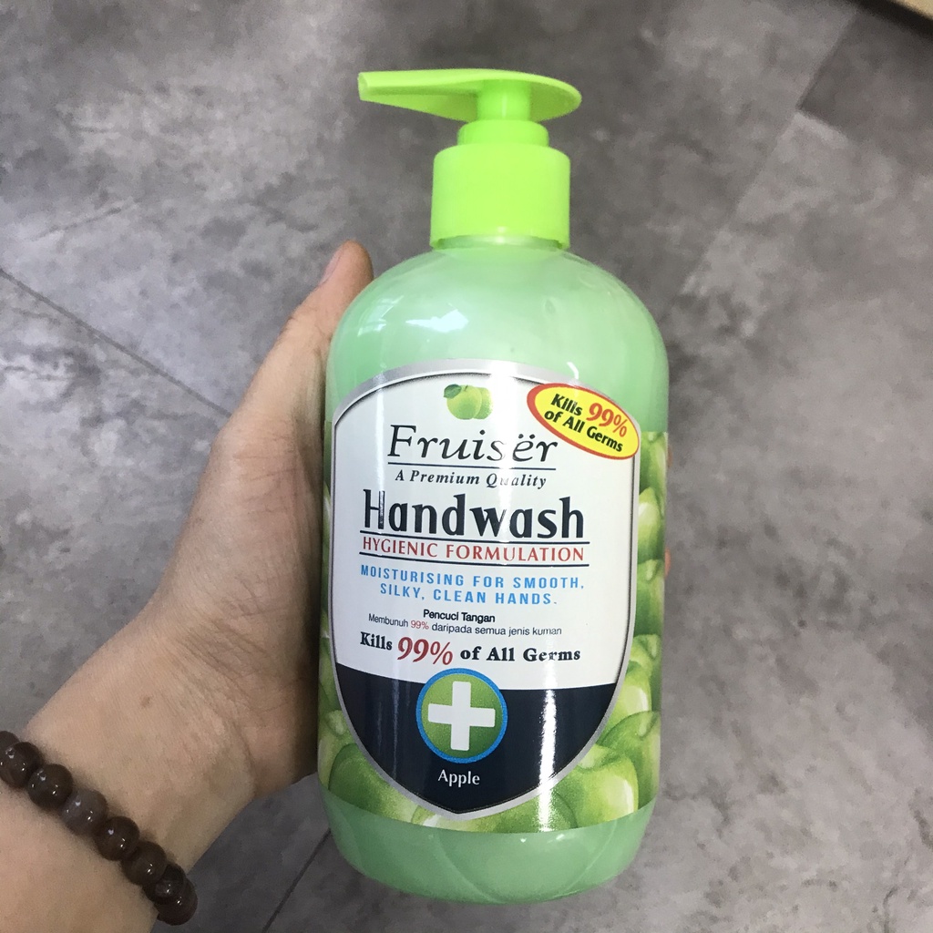 Nước rửa tay diệt khuẩn Fruiser 500ml Fruiser Hand Wash xà phòng rửa tay