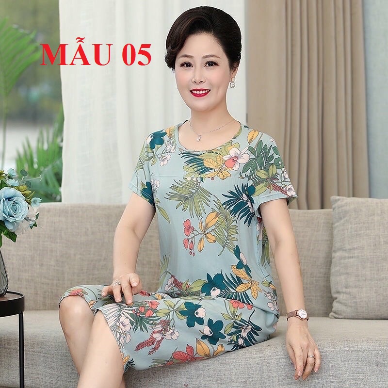 RẬP GIẤY LẮP GHÉP 6 MẪU ĐỒ BỘ TRUNG NIÊN NỮ - LG05