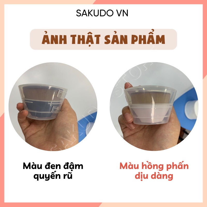 Cọ Trang Điểm Lông Mềm Mịn Tán Kem Nền, Đánh Phấn Má Hồng, Đánh Khối Và Che Khuyết Điểm Chuyên Nghiệp SKD021