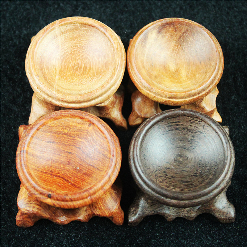 Đế Gỗ Trưng Bày Quả Cầu Pha Lê Đường Kính 3cm