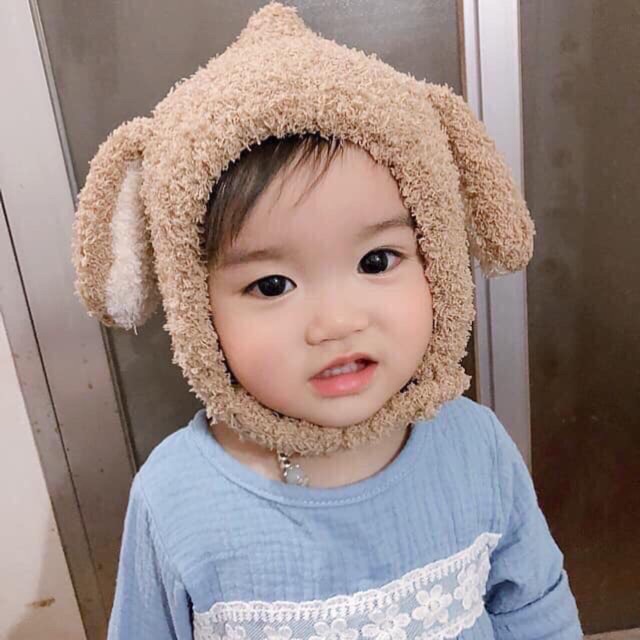 Mũ lông cừu tai thỏ
