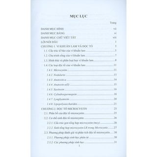 Độc Tố Và Các Hợp Chất Thứ Cấp Từ Vi Khuẩn Lam