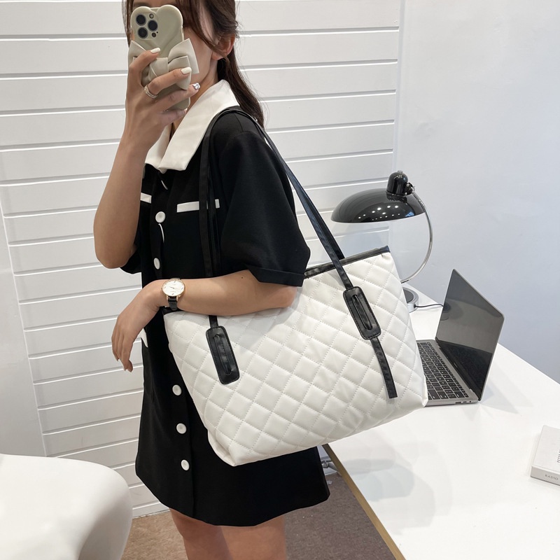 Túi tote Đeo Vai Sức Chứa Lớn Thời Trang Phương Tây Đơn Giản Mẫu 2022 Dành Cho Nữ