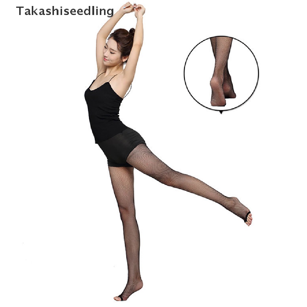 Quần tất lưới khiêu vũ latin hở ngón chân bằng cotton nóng bỏng cho nữ