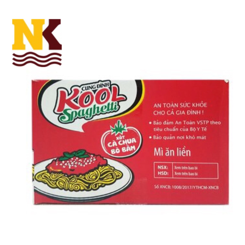 Mì trộn khô Kool sốt cà chua 105g x 12 thố