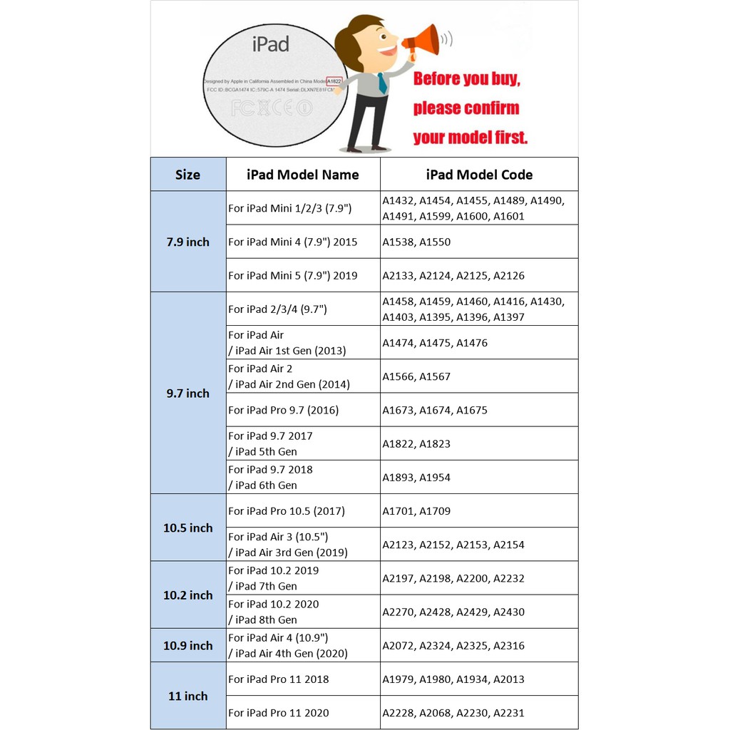 Ốp lưng 3 trong 1 chống sốc cho iPad mini 4 mini 1 / 2 / 3 | BigBuy360 - bigbuy360.vn