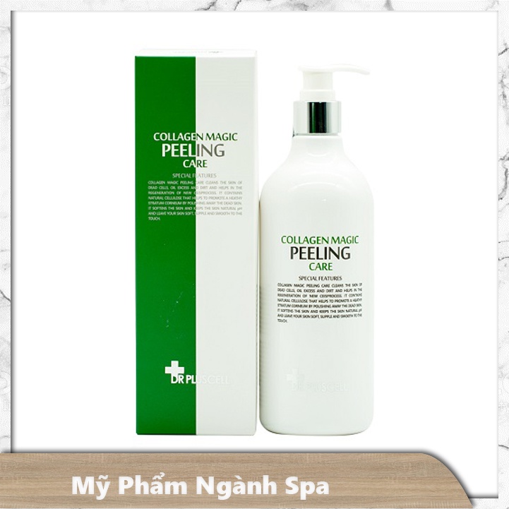 Tẩy da chết dr pluscell Collagen Magic Peeling Care 500ml