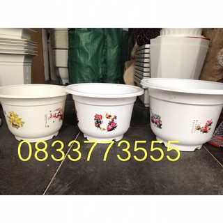 Chậu nhựa trồng cây đường kính 23 —> 45cm