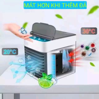 Quạt điều hòa hơi nước mini 3 tốc độ có đèn đổi 7 màu Hàng mới năm 2020 thôi bay nóng mùa hè