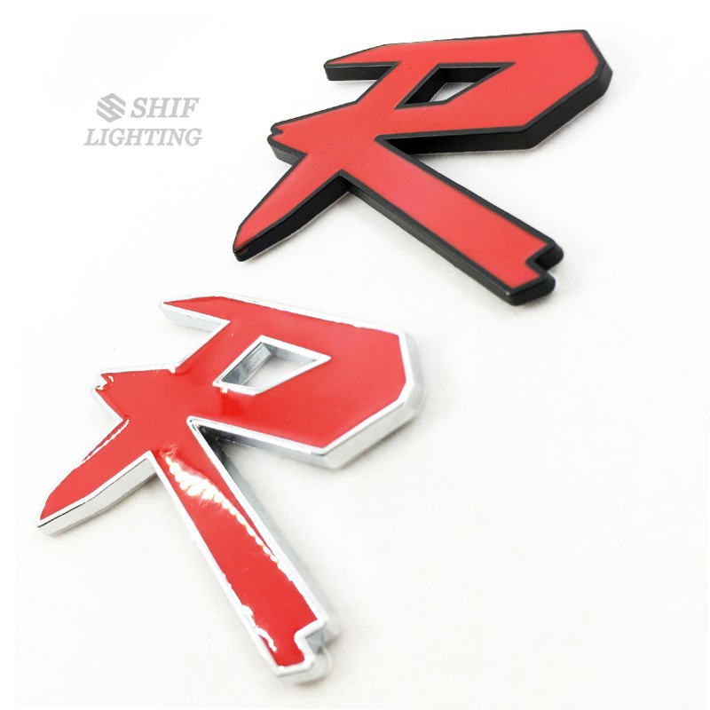 Logo Kim Loại Chữ R Cho Xe Hơi Honda Civic Accord Jazz Fit R