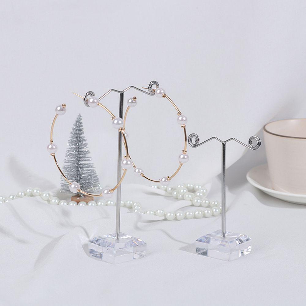 ANEMONE Bộ 3 Giá Trưng Bày Trang Sức Bằng Acrylic Tiện Dụng Cho Nữ