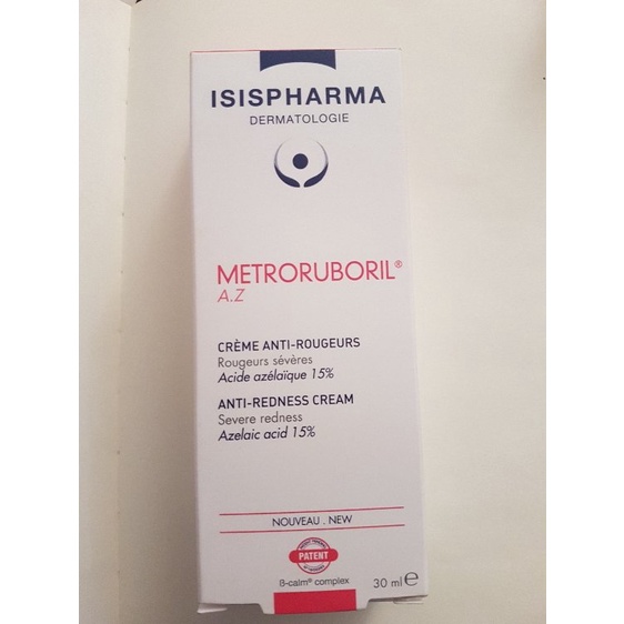 Kem Dưỡng Ẩm ISIS Pharma Metroruboril A.Z Anti-Redness Cream Dưỡng Ẩm, Phục Hồi Da 30ml