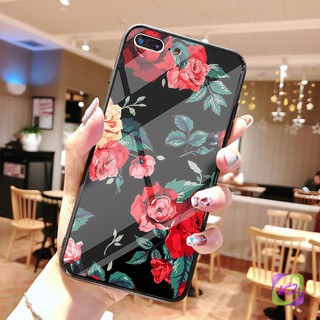 Ốp lưng iphone - Ốp Kính Hoa Hồng dành cho iphone 6 đến 14promax - k156