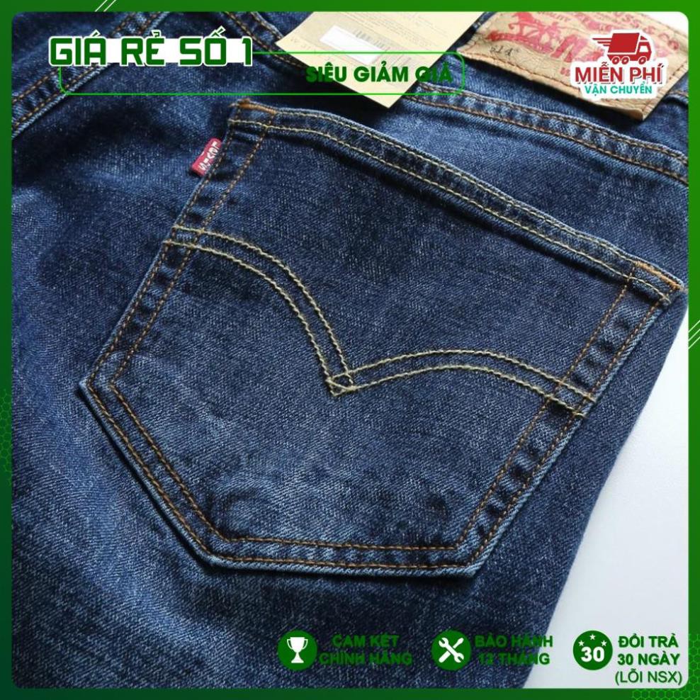 [Bán Sỉ]- Quần Jeans Levis 514 ống đứng, dáng suông, co giãn nhẹ. Hàng xịn Made in Cambodia