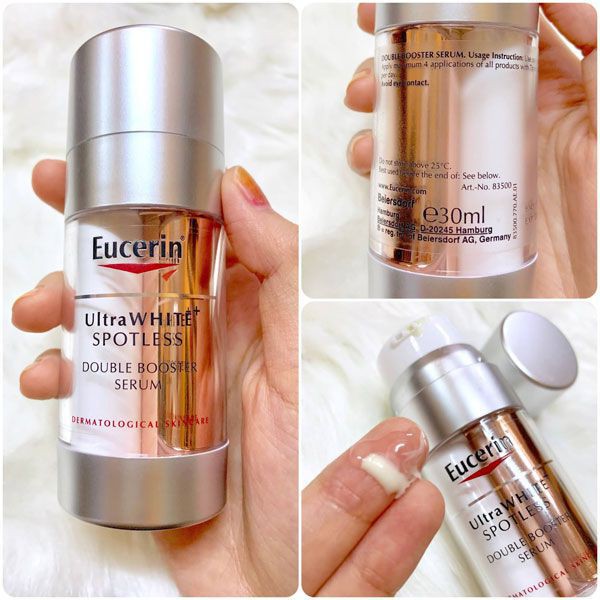 [TEM CTY] Tinh Chất Giảm Thâm Nám EUCERIN UltraWHITE Spotless Double Booster Serum 30mL -  Và Dưỡng Trắng Da