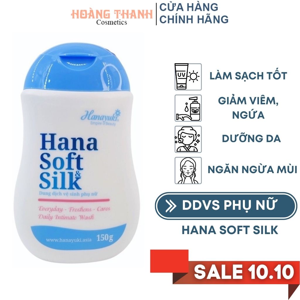 Dung Dịch Vệ Sinh Phụ Nữ Hana Soft Silk