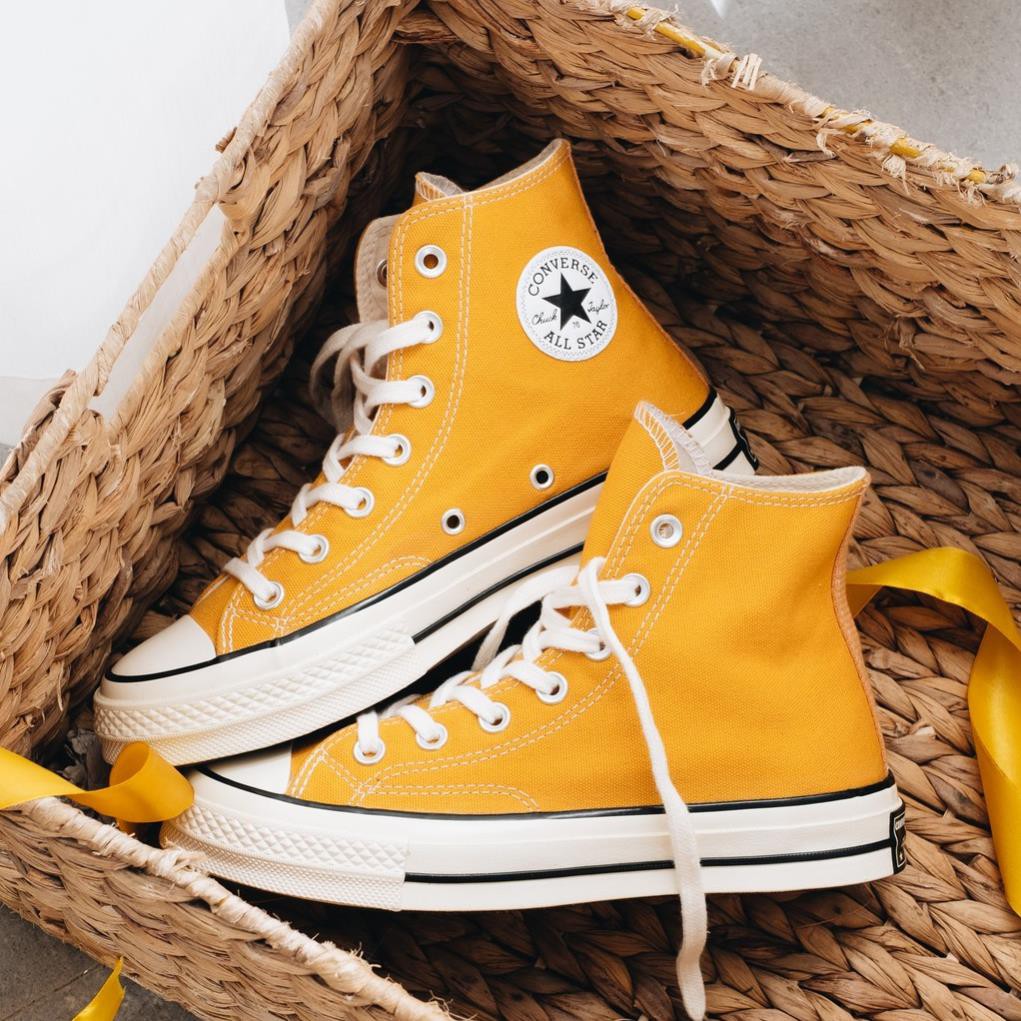 [FREESHIP - HÀNG AUTH KÈM BILL] Giày Sneakers Nữ Converse 1970s Sunflower Cao Cổ - Present Original Sneakers