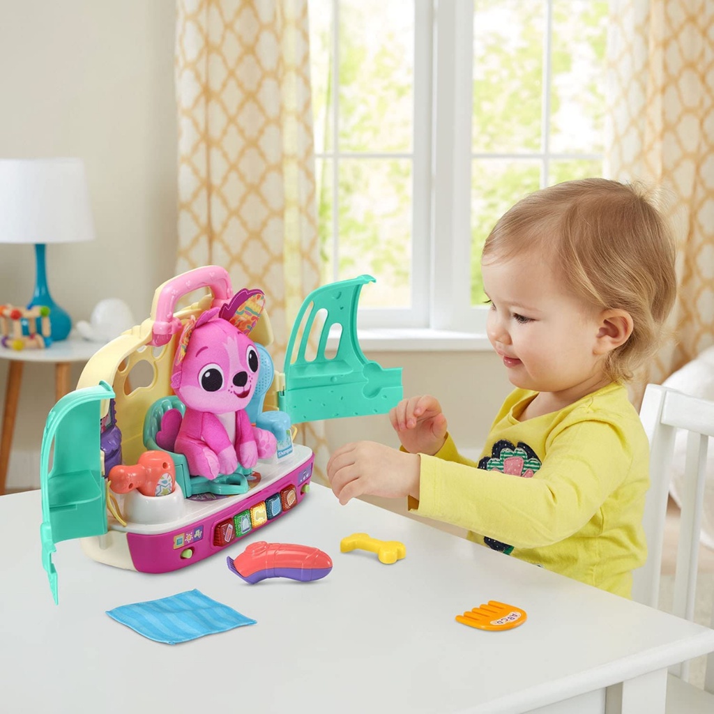 Đồ chơi Vtech - Spa làm đẹp cho cún yêu Vtech Glam &amp; Go Puppy Salon cho bé 1.5 - 4 tuổi.