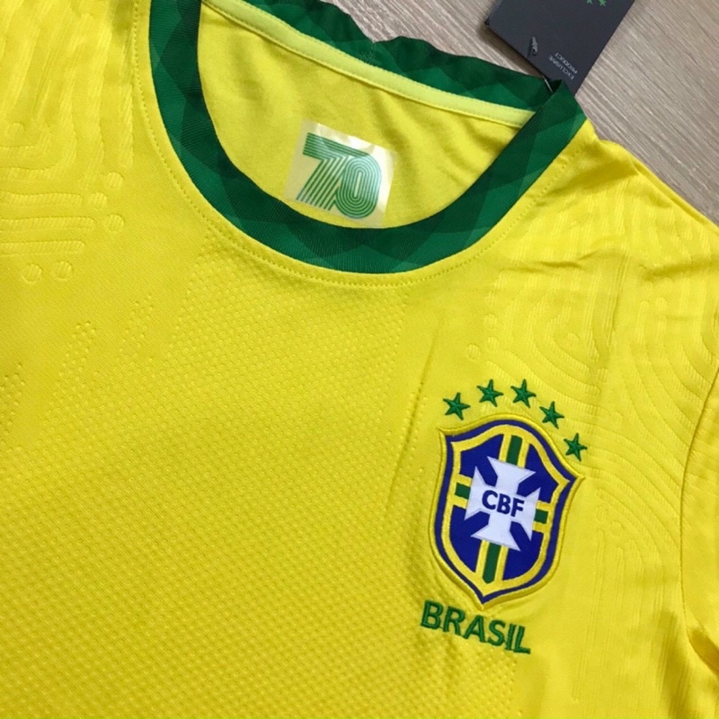 ⚽️ÁO BÓNG ĐÁ ⚽️ĐỘI TUYỂN BRASILChất vải mè thái, thấm hút mồ hôi