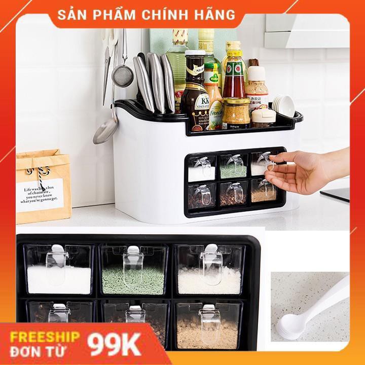 [GIẢM 50%] HỘP ĐỰNG GIA VỊ VÀ DỤNG CỤ NHÀ BẾP ĐA NĂNG CAO CẤP