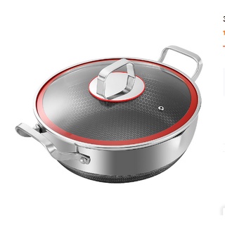 Nồi inox 316 chống dính có nắp phù hợp rán xào đủ các size 26 cm 28 cm 30 cm