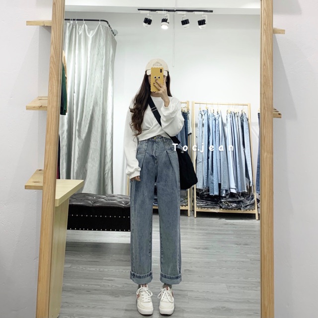 QUẦN JEAN GẤP NẾP TÚI -101 | BigBuy360 - bigbuy360.vn