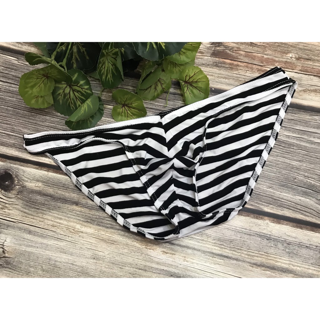 Quần lót nam, quần lót tam giác sọc thun cotton cao cấp nhiều màu