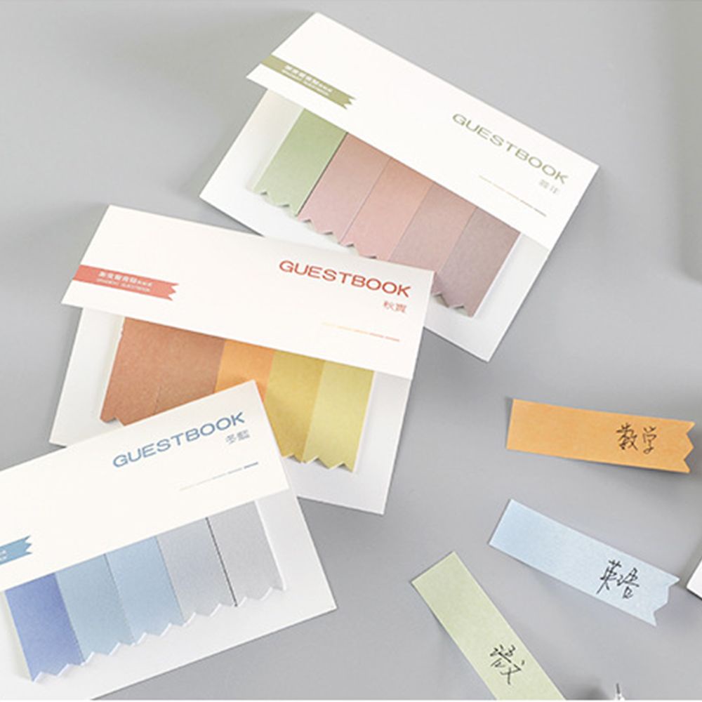 Giấy ghi chú màu sắc gradient nhỏ gọn tiện dụng cho trường học/ văn phòng