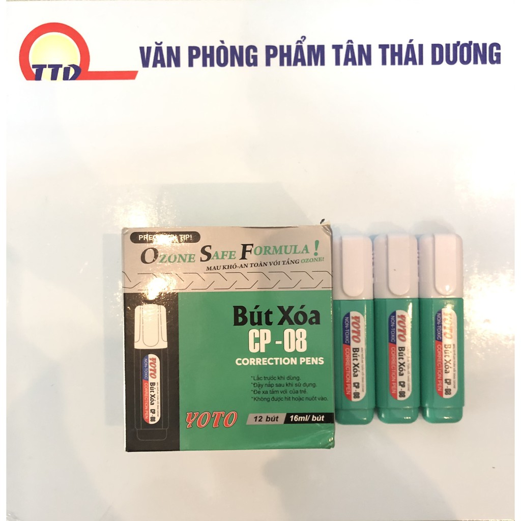 [Mã LIFE20KALL giảm 10% đơn 50K] BÚT XÓA NƯỚC YOTO CP-08_16ML/ BÚT