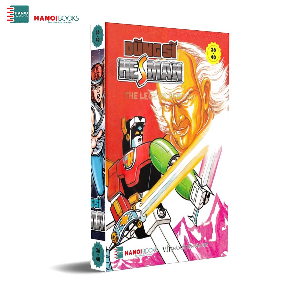 Sách - Boxset 8 : 5 Tập Dũng Sĩ HesMan