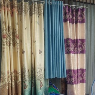 Combo 1 sản phẩm rèm móc treo rộng 2.6 m cao 1.6 m