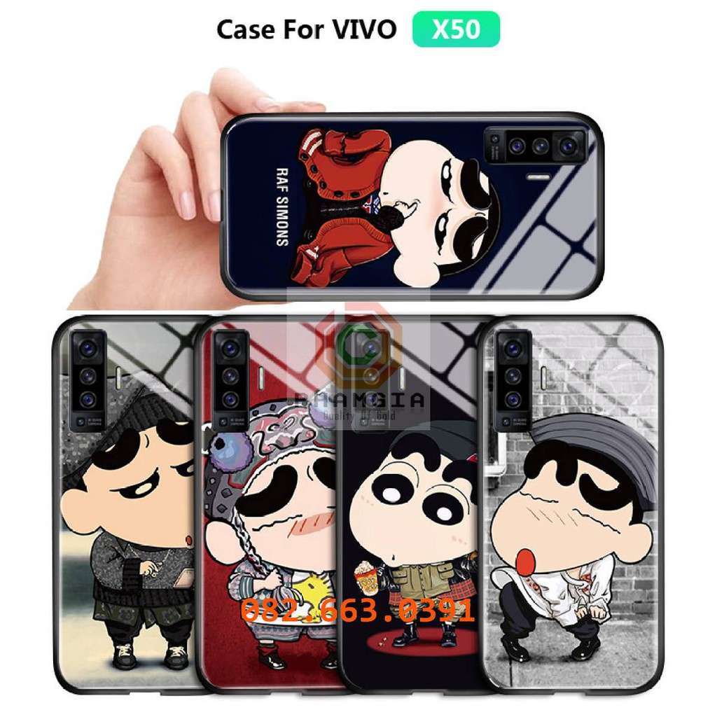 Ốp lưng Vivo X50 dẻo in hình Shin siêu quậy