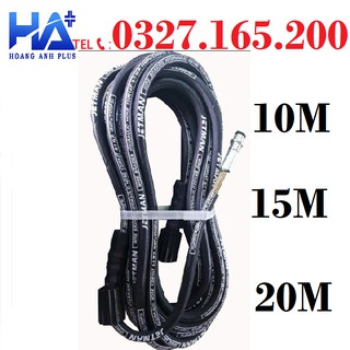 Dây xịt rửa, dây rửa xe lõi thép áp lực cao cấp Jetman chính hãng