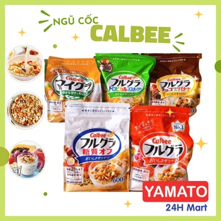 Ngũ cốc Calbee ăn kiêng,giảm cân, ngũ cốc trái cây đủ 8 vị dùng ăn sáng Nhật Bản
