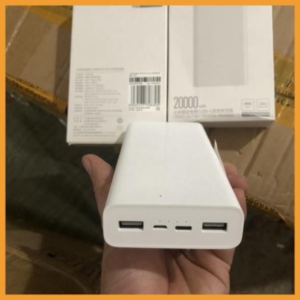 ☢️MẠI DÔ☢️ Pin dự phòng 20000mAh Gen3 Xiaomi sạc nhanh-18w quick charge power bank, bảo hành 12 tháng