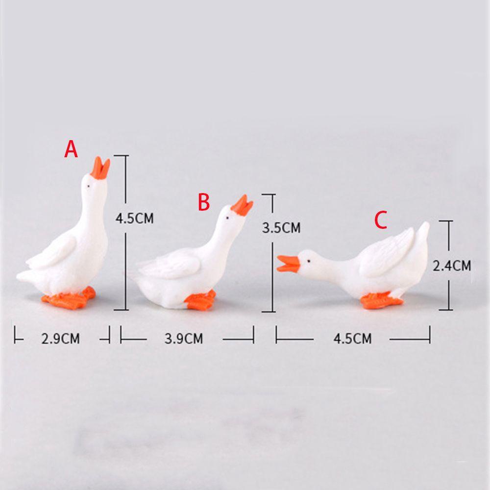 Tượng Hình Thiên Nga Bằng Nhựa Resin Trang Trí Cây Bonsai