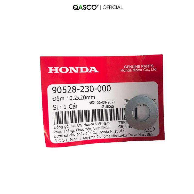 Đệm HONDA cỡ 10,2x20mm (90528230000)