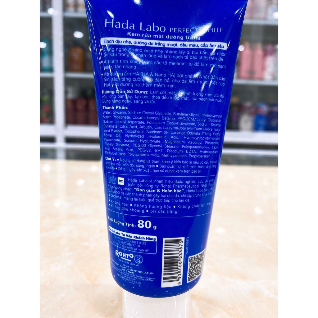 Sữa rửa mặt Hada Labo 80g