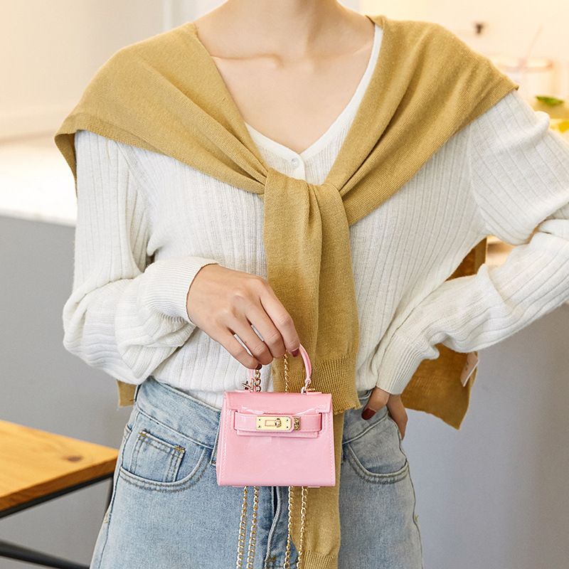 Túi Đeo Chéo Silicon Mini Nữ, Túi Bé Gái Thời Trang Trẻ Trung Dễ Thương