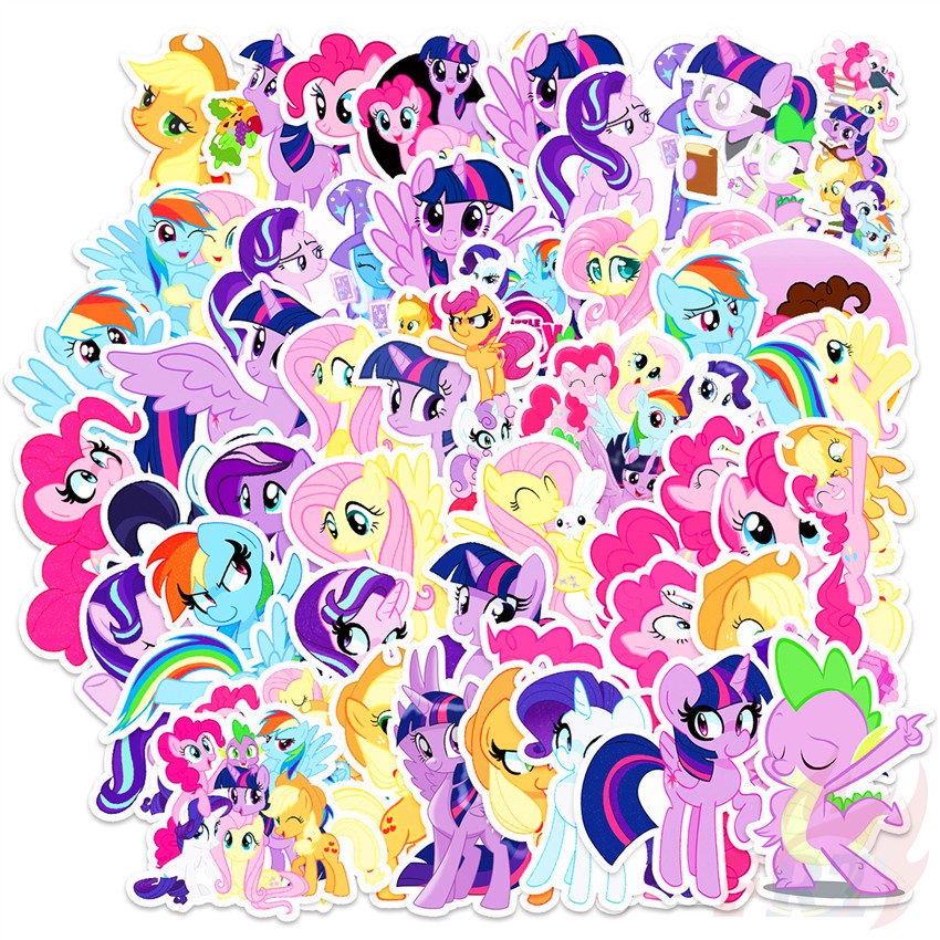 Bộ 50 miếng dán hình My Little Pony Series 02 thời trang